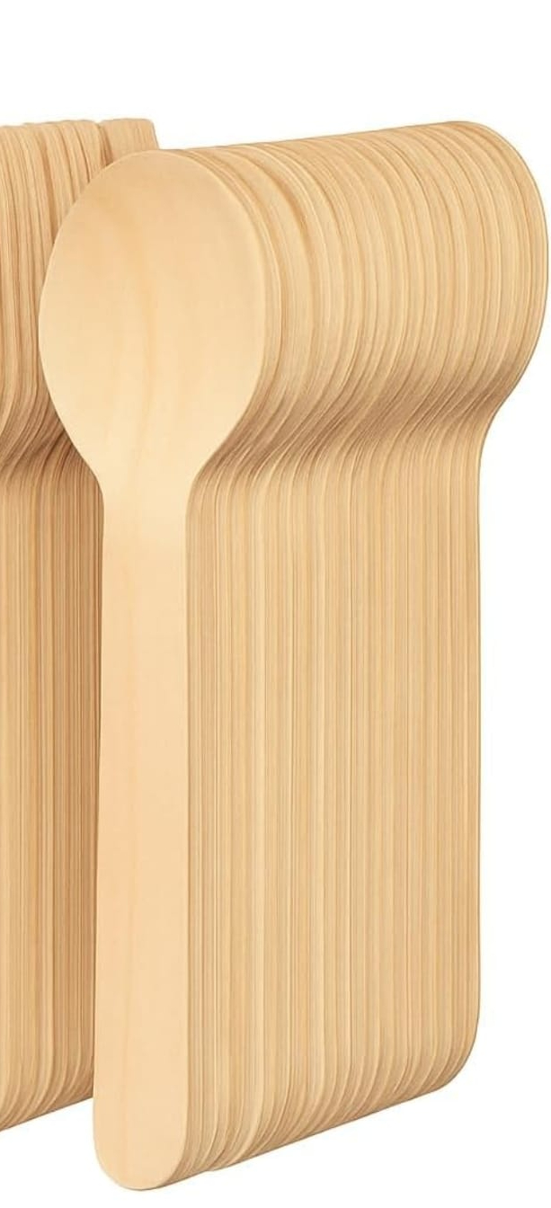 Wooden desert spoon 100's