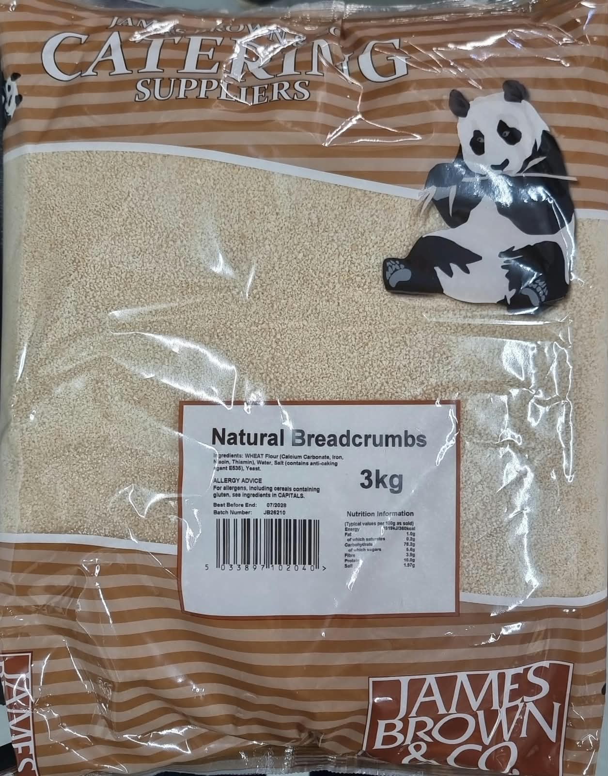 Natural Breadcrumb 3kg